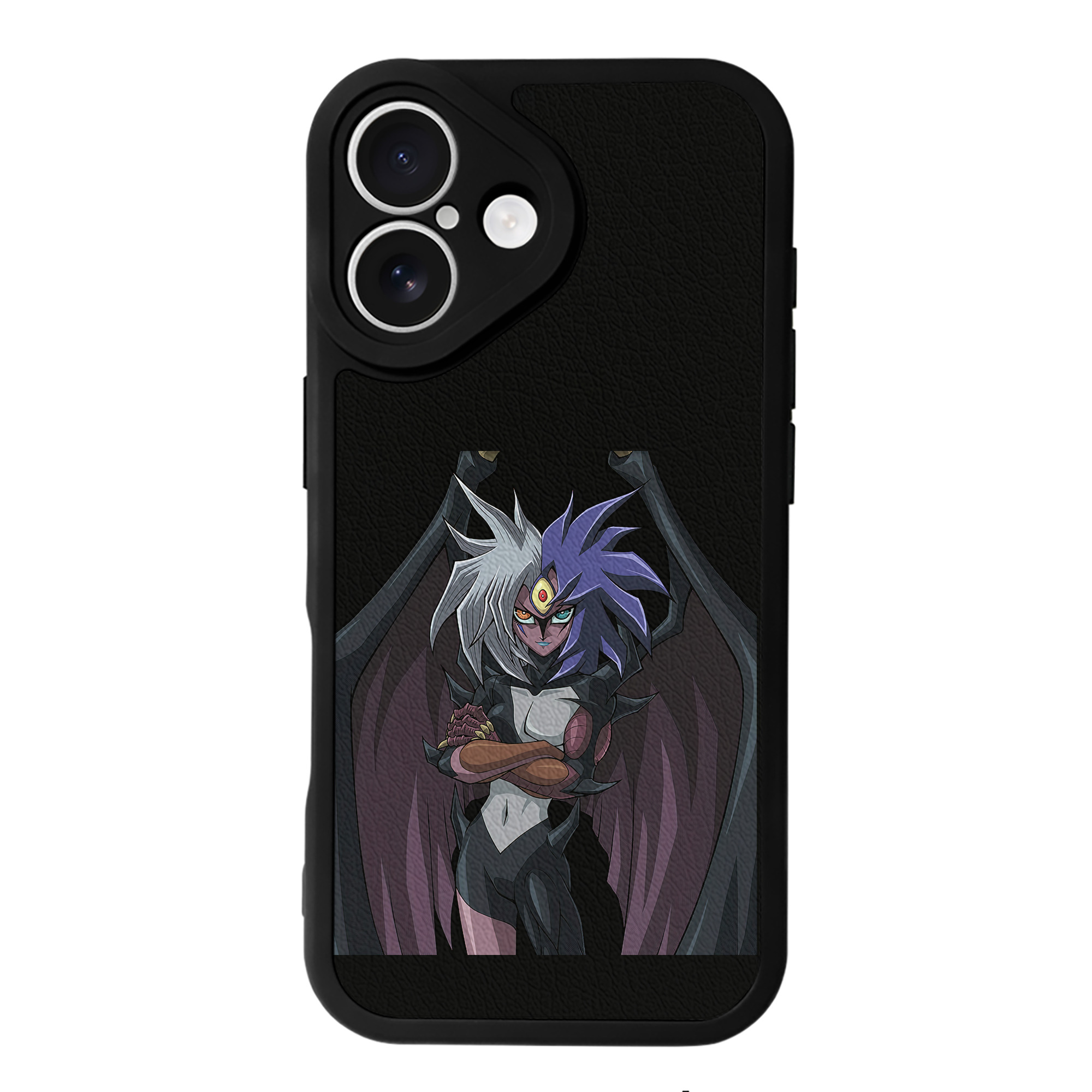 （画像用） 遊☆戯☆王 Yu-Gi-Oh! 【iPhone 16シリーズ対応】シリコンスマホケース（レザー調） 材質：シリコン